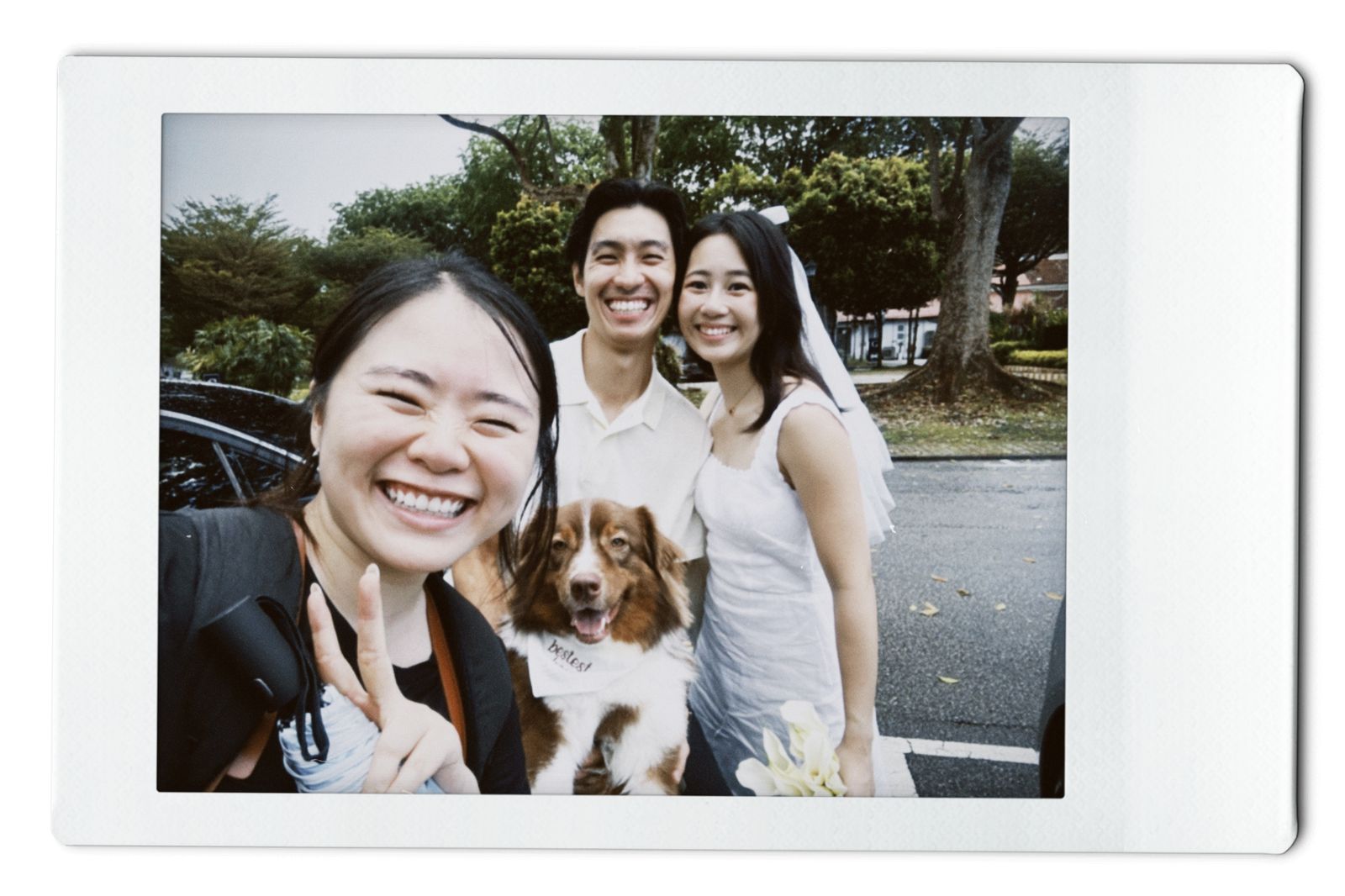 Photo with a couple I've worked with